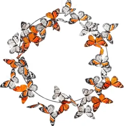 Dekoring Aus Metall, Schwarz 100 Cm Ø