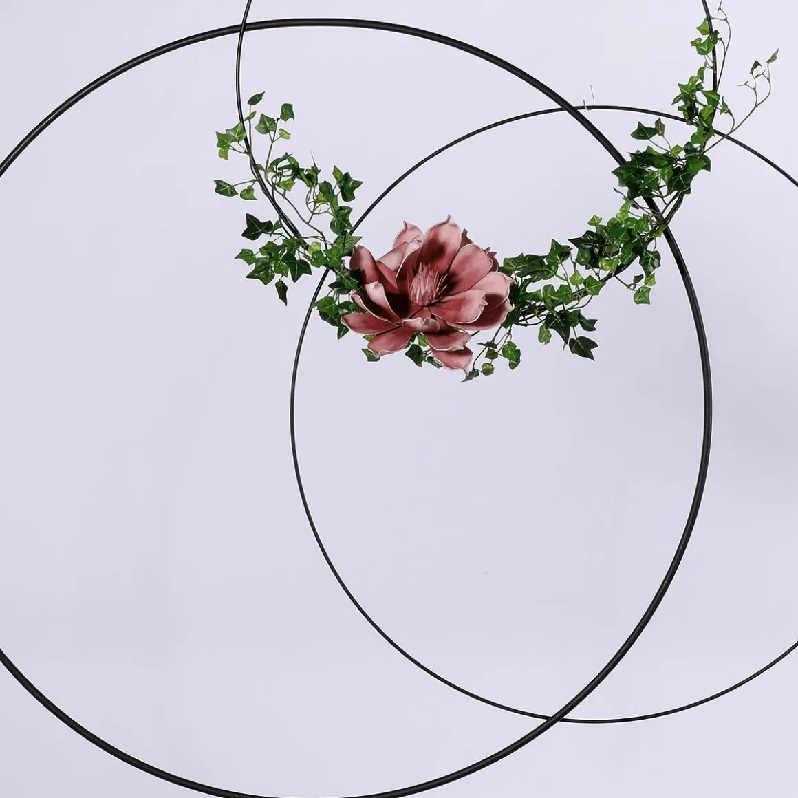 Dekoring Aus Metall, Schwarz 100 Cm Ø