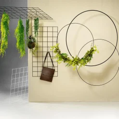 Dekoring Aus Metall, Schwarz 100 Cm Ø