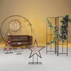 Dekoring Aus Metall, Schwarz 190 Cm Ø