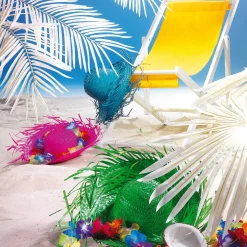 Deko-Strohhut Pink, 40 Cm Ø