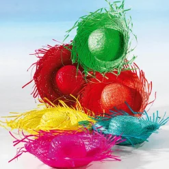 Deko-Strohhut Pink, 40 Cm Ø