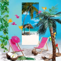 Deko-Strohhut Pink, 40 Cm Ø