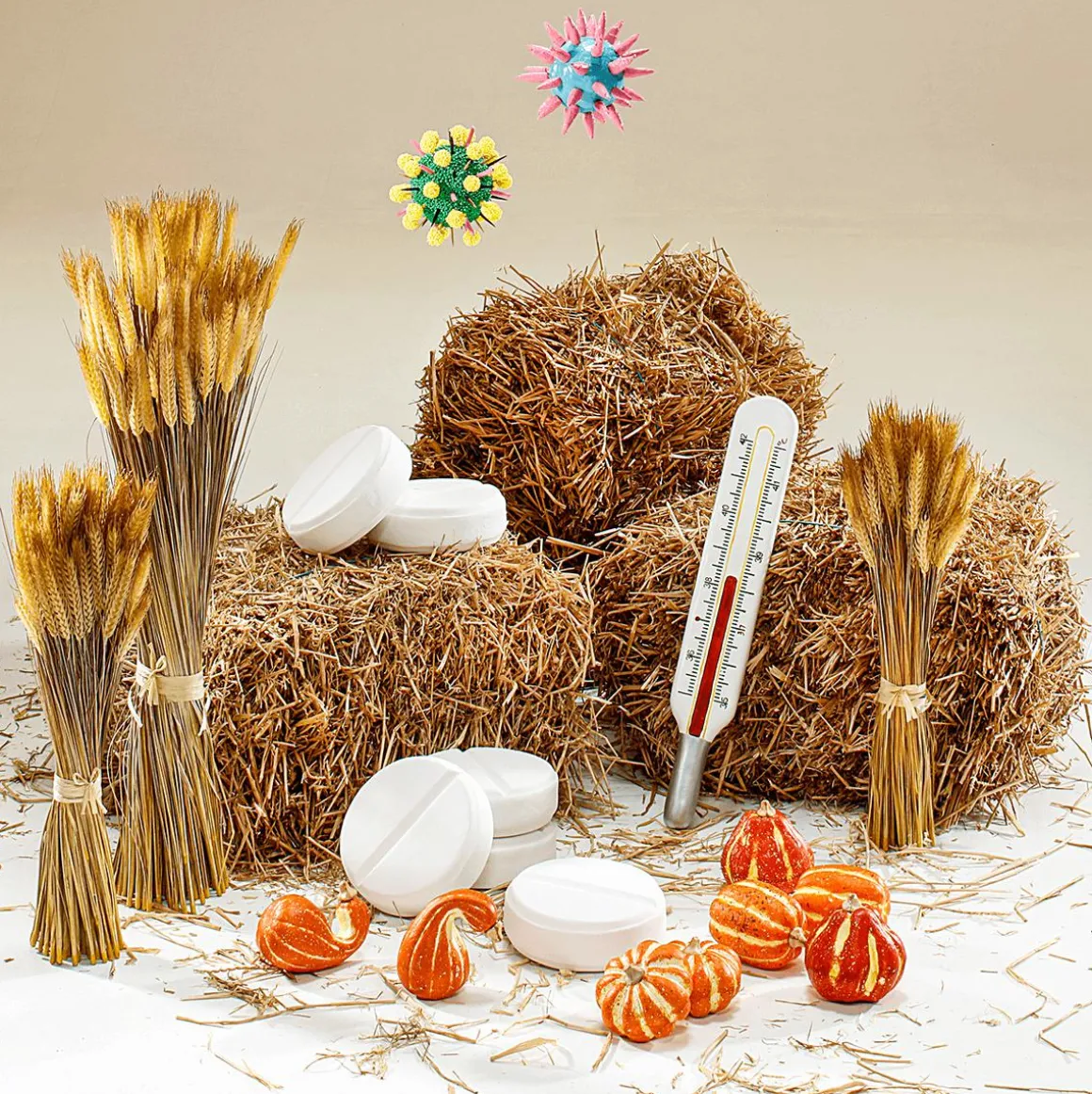 Deko-Weizenbündel 90 Cm