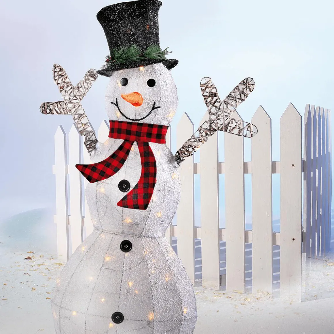 Dekozaun Aufsteller Holz, 65 X 60 Cm