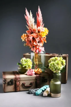 Dekozweig Schilfblüte, 94 Cm