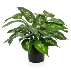 Dieffenbachia Kunstpflanze Im Topf Schwer Entflammbar B1