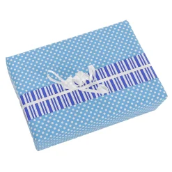 Doppelseitiges Geschenkpapier Gepunktet & Gestreift 50 M