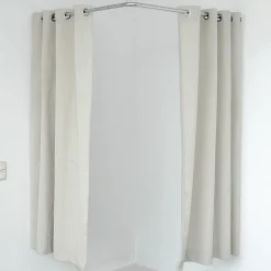 Eck-Hängekabine Chrom