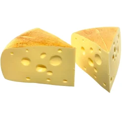 Emmentaler Käse Ecken Lebensmittel-Attrappe, Pack à 2 Stück