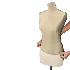 Ersatzbezug Für Damen-Schneiderbüste, 70 Cm Lang, Ecru