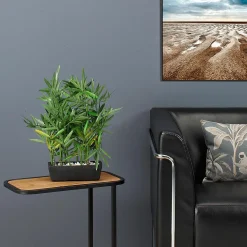 Fertig Eingetopfte Bambus Kunstpflanze 47 Cm