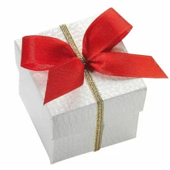 Fertigschleifen Rot/gold 20 Cm, 100 Stück