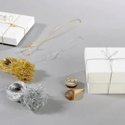 Fertigschleifen Silber 40 Cm, 100 Stück