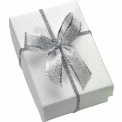 Fertigschleifen Silber 40 Cm, 100 Stück