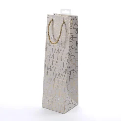 Flaschentasche Christmas 36 X 10,5 X 10,5 Cm, 10 Er Set