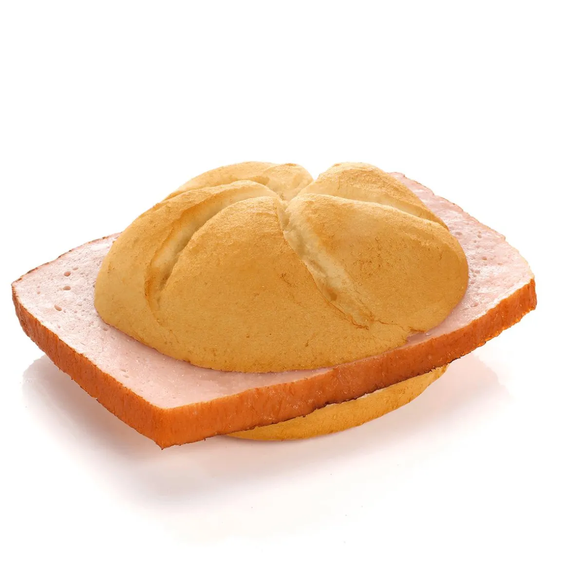 Fleischkäse-Brötchen-Lebensmittel-Attrappe 14 Cm