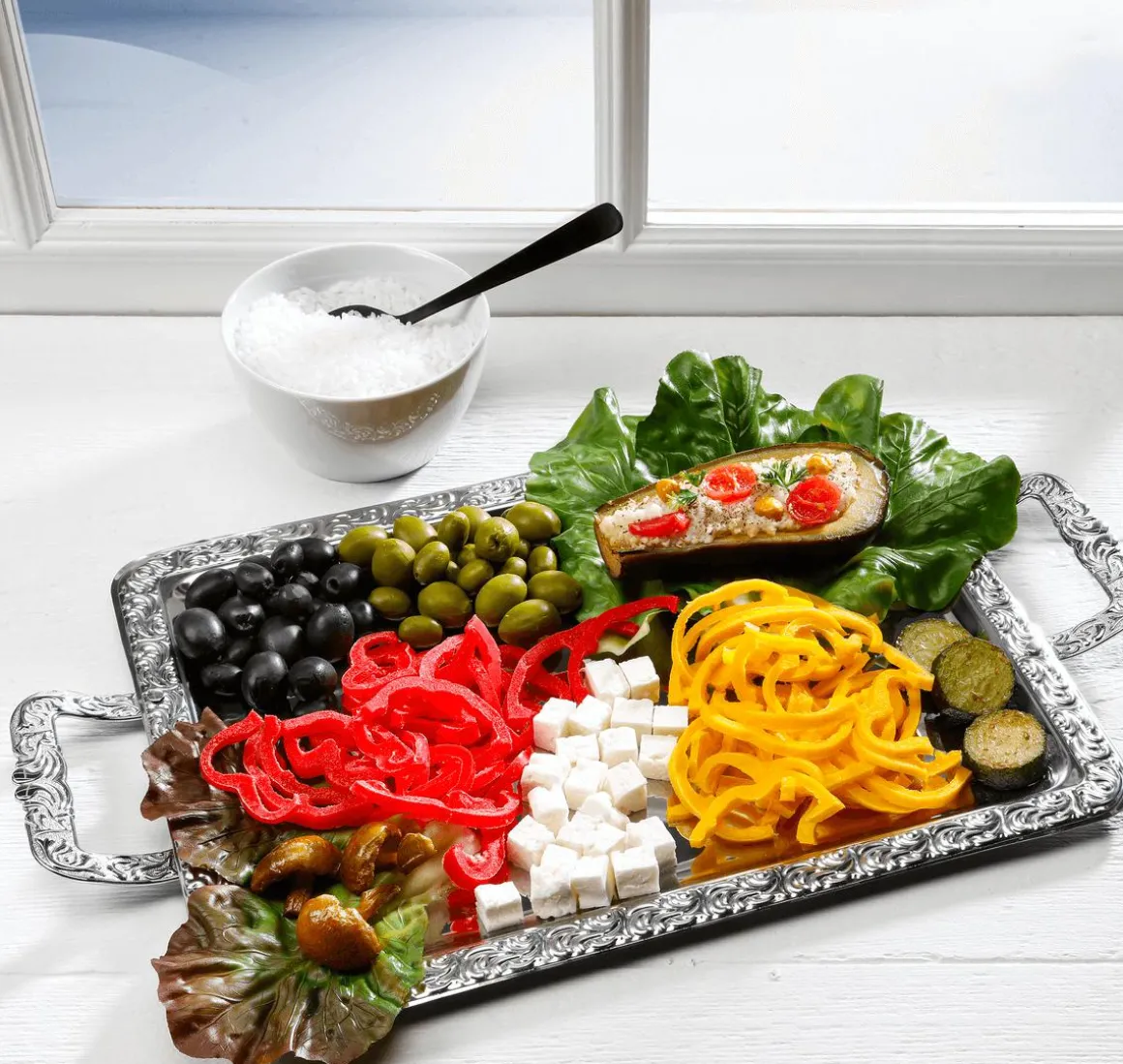 Gebratene Zucchini-Scheiben Lebensmittel-Attrappen, Pack à 3 Stück