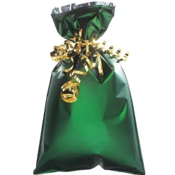 Geschenkbeutel, Matt, Dunkelgrün, 20 X 35 Cm