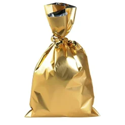 Geschenkbeutel, Matt, Gold, 20 X 35 Cm