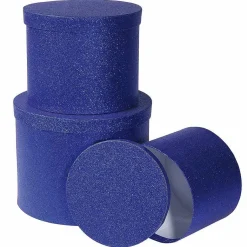 Geschenkkartonage Blau, 3tlg.