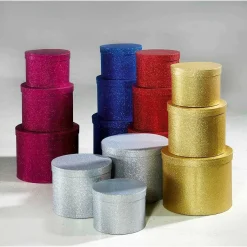 Geschenkkartonage Blau, 3tlg.