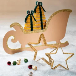 Geschenkkartonage Gold, 10tlg.