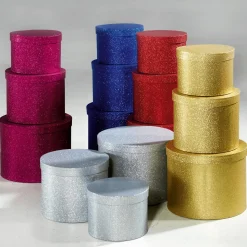 Geschenkkartonage Gold, 3tlg.