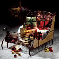 Geschenkkartonage Majestic Metallic, Rot, 8tlg.