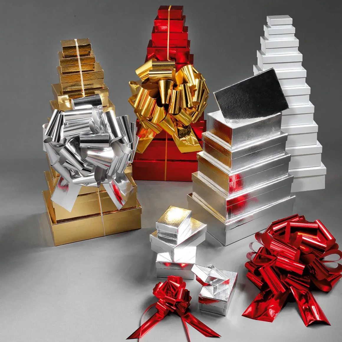 Geschenkkartonage, Rot, 10tlg.