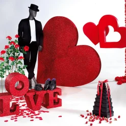 Geschenkkartonage Schwarz, 10tlg.