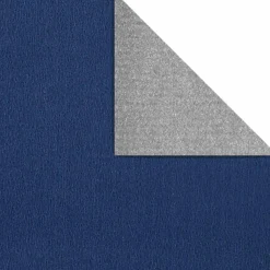 Geschenkpapier Bicolor Secare Rolle 70 Cm, 250 M, Silber / Blau