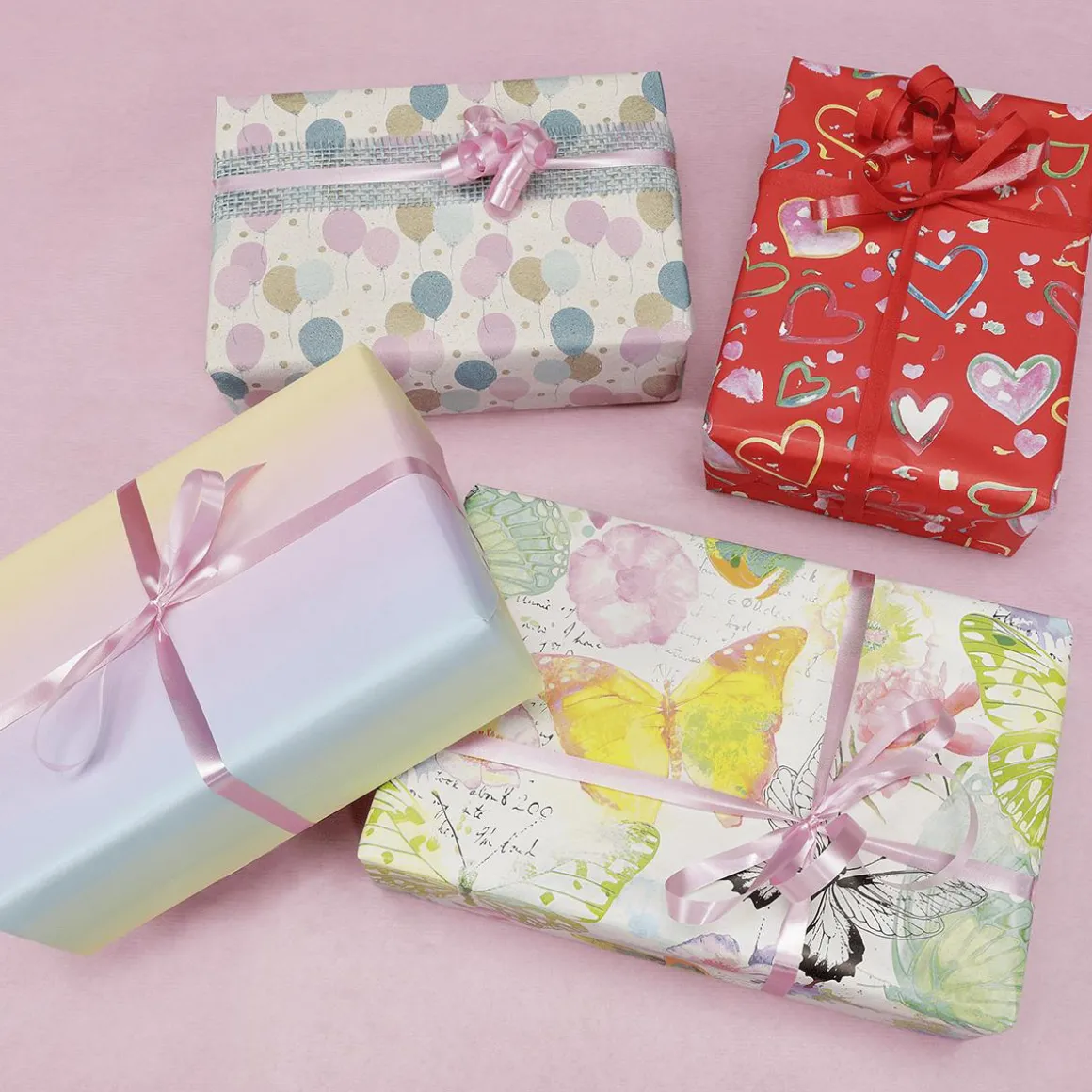 Geschenkpapier Schmetterlinge, 50 Cm, 50 M