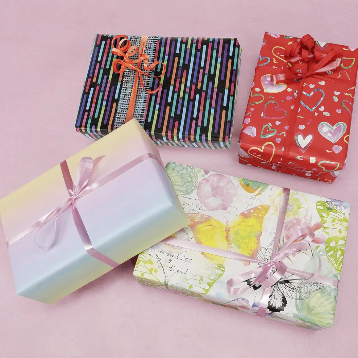 Geschenkpapier Schmetterlinge, 50 Cm, 50 M