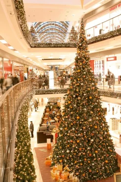 Gigant Baum Mit LED Warm, Innen, 440 Cm