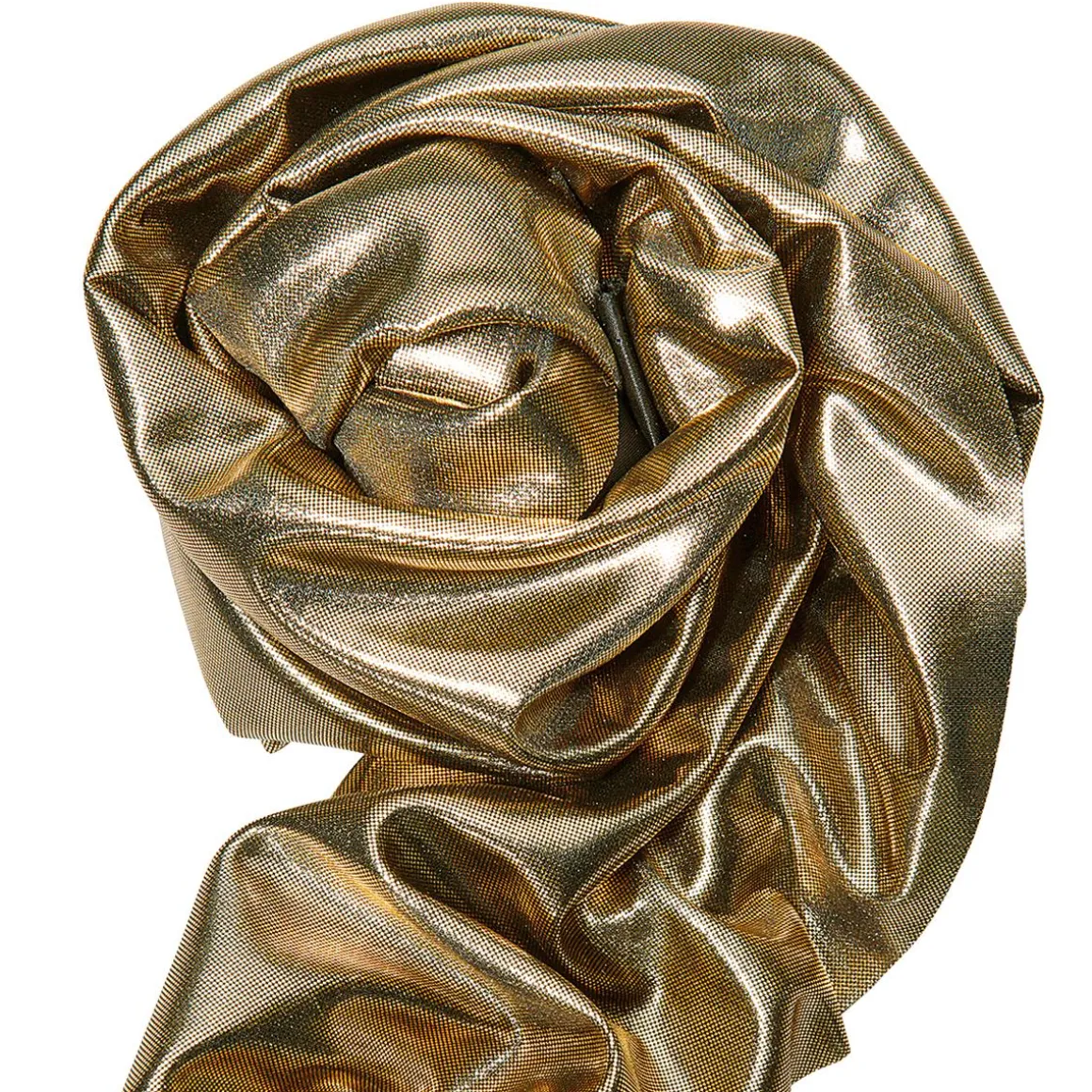 Glanzstoff Folienjersey Gold 110 Cm Breit