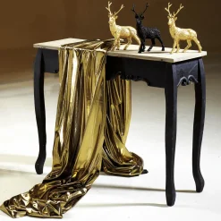 Glanzstoff Folienjersey Gold 110 Cm Breit