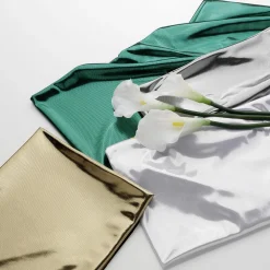 Glanzstoff Folienjersey Gold 110 Cm Breit