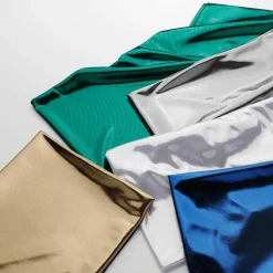 Glanzstoff Folienjersey Gold 110 Cm Breit