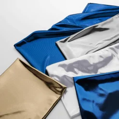 Glanzstoff Folienjersey Gold 110 Cm Breit