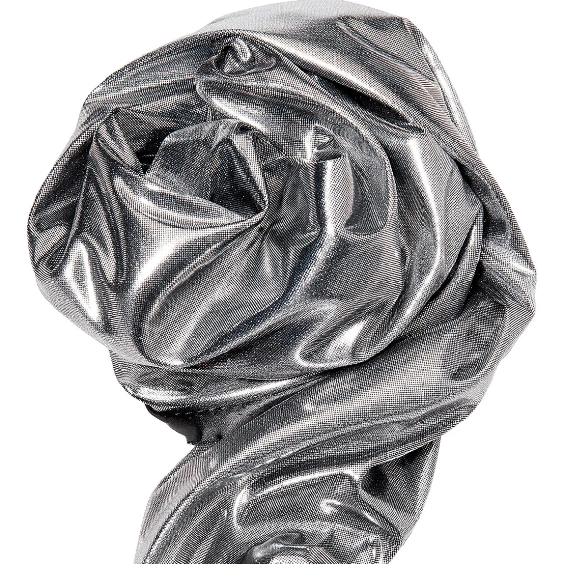 Glanzstoff Folienjersey Silber, 110 Cm Breit