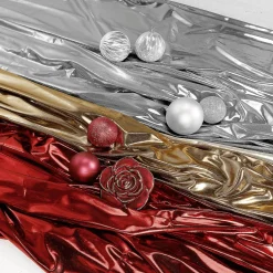 Glanzstoff Folienjersey Silber, 110 Cm Breit