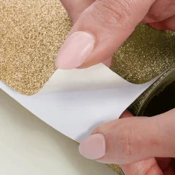 Glitzer-Folie Selbstklebend Champagner 50 Cm X 5 M Rolle