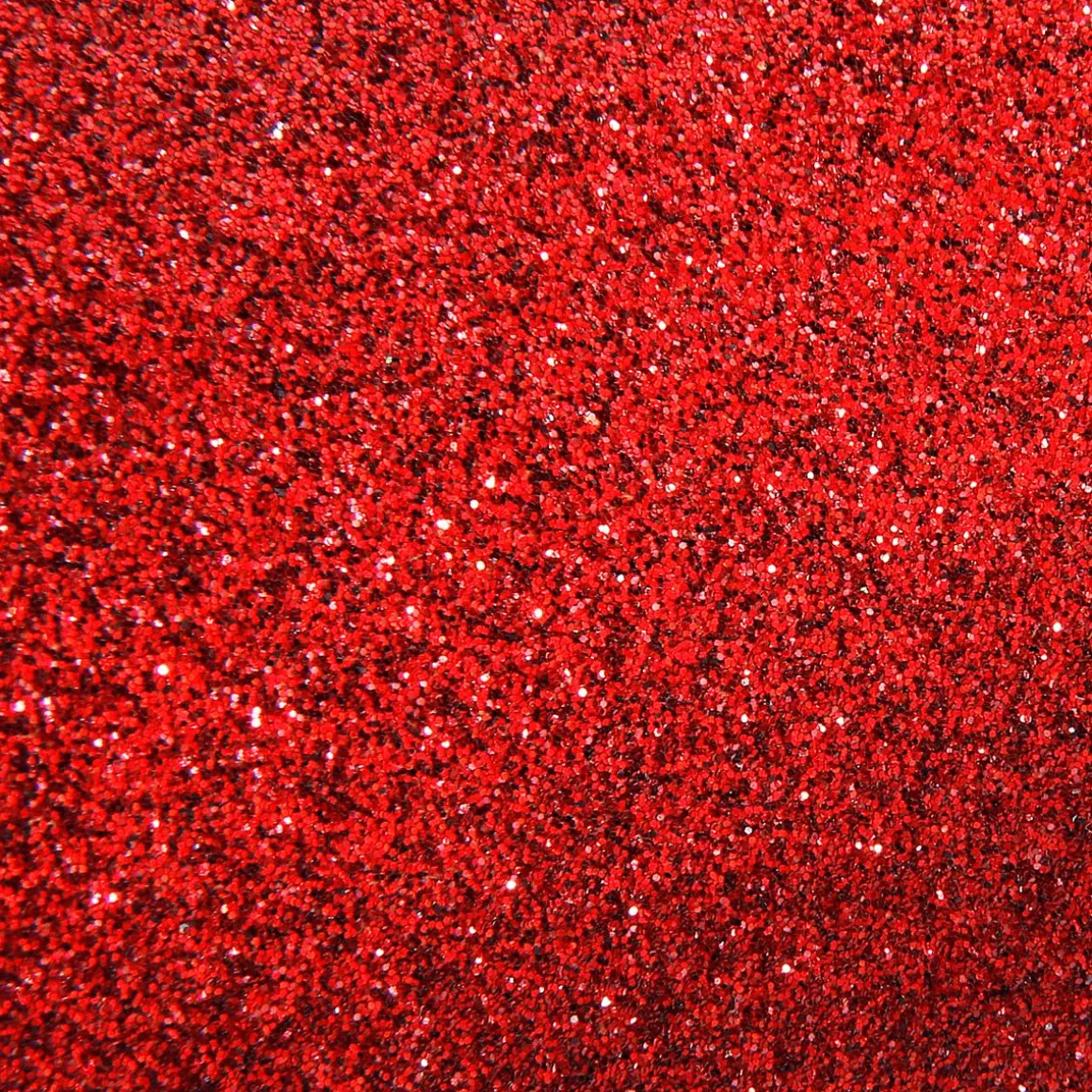 Glitzer-Folie Selbstklebend Rot 50 Cm X 5 M Rolle