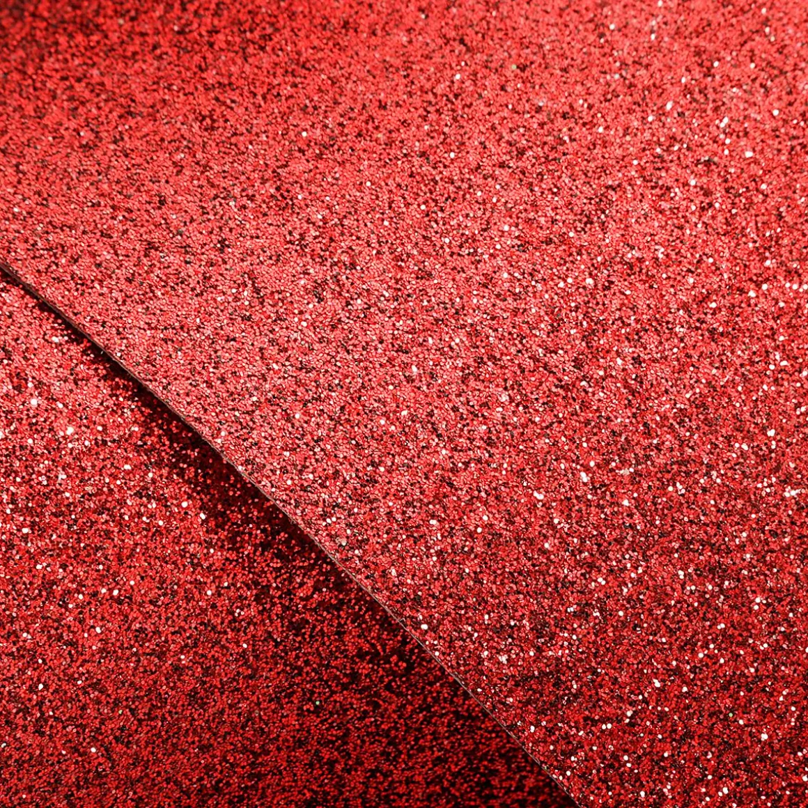Glitzer-Folie Selbstklebend Rot 50 Cm X 5 M Rolle