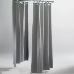 Halbkreis-Kabinen-Vorhang, 200 Cm Lang, Grau