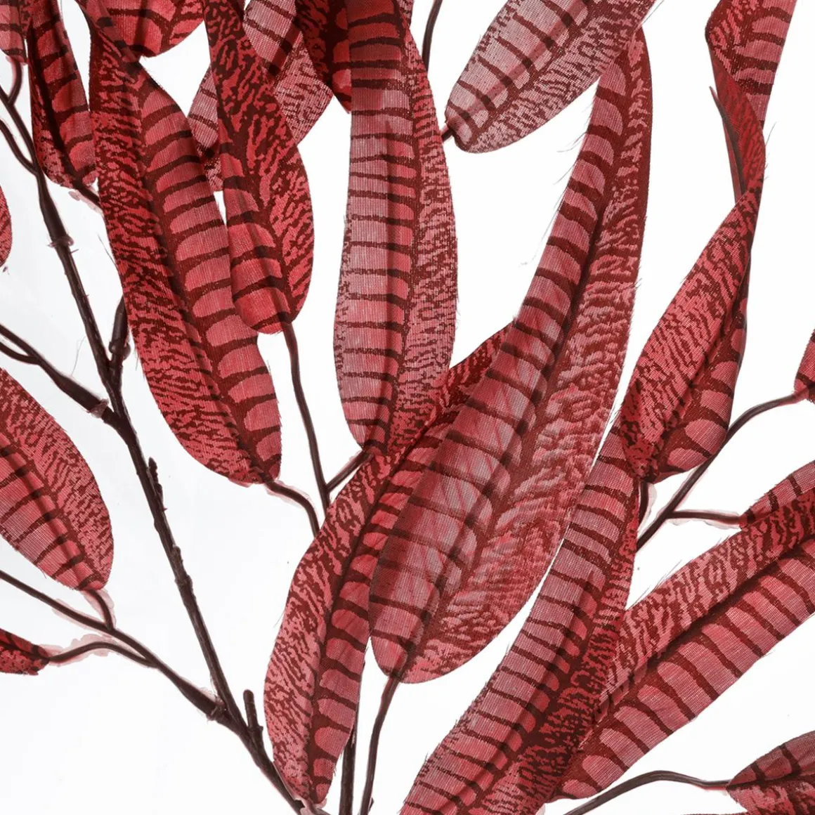 Herbstlicher Dekozweig Rot, 85 Cm