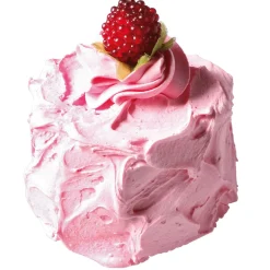 Himbeertörtchen-Attrappe, Pack à 4 Stück