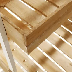 Holz Marktwagen Schubkarre Mit Dach 2-stöckig