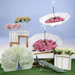 Holz-Beistell-Tische Säulen-Set 60, 75, 90 Cm